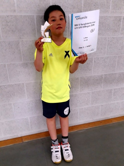 Yexiao 1.Platz JD U11, Dillingen